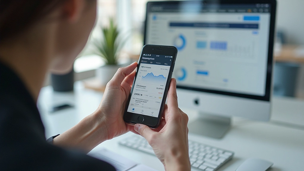 Professioneel foto van iemand die uitgaven bijhoudt in een notitieboekje met grafiek en calculator op een werkbureau