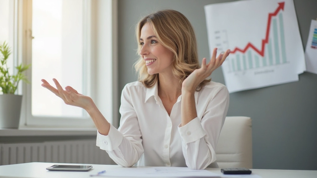 Succesvolle financiële planning sessie met positieve resultaten en glimlachende deelnemer